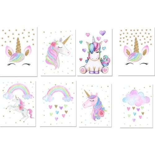 5D Diamond Painting Kit Unicorn Rhinestones DIY Diamond Embroidery Animal Decor For Home Room Decor