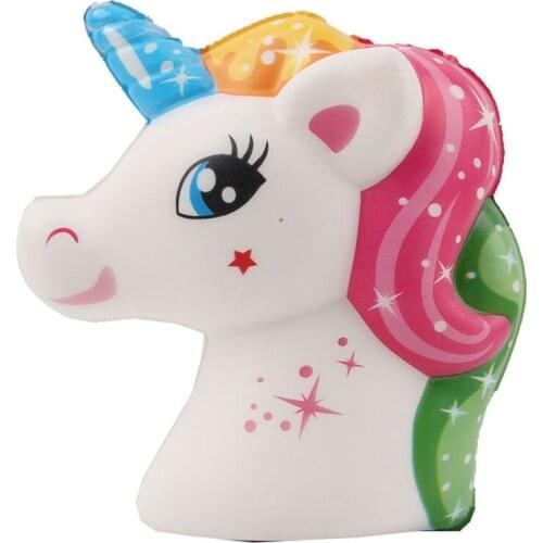 New Colorful Unicornn Rainbow /Galaxy Slow Rising Squishy Cute Scented 11CM Collectibles Soft Toy Kids Gift