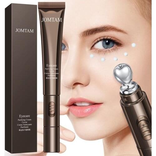 LAIKOU Peptide Collagen Eye Cream Roller Massager Eye Patches Anti Wrinkle Anti-aging Remover Dark Circles Against Eye Puffiness