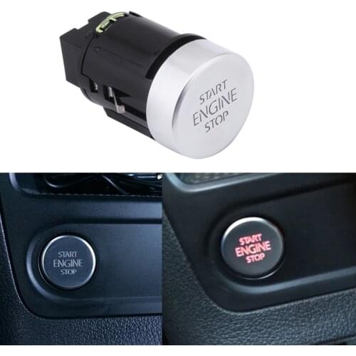 SPEEDWOW Car Engine Start Stop Button Switch For V-W Tiguan 2008-2016 Sharan 2011-2016 7N 5N0959839 5N0 959 839