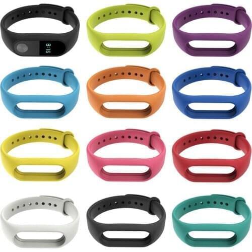 Wrist Strap For Xiaomi Mi Band 2 Accessories Bracelet Silicone Strap For Mi Band 2 Miband 2 Wristband Replacement Watch Band