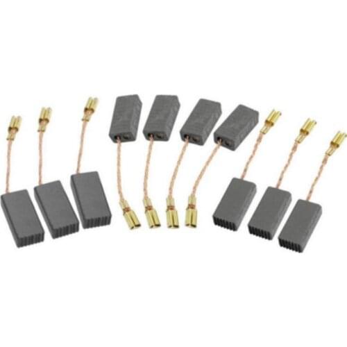 10pcs 5x8x15mm Electric Motor Carbon Brush Auto Power Off(brush exhausted) Tool Grinder Saw Drill 19/32"x5/16"x1/5" for Bosch