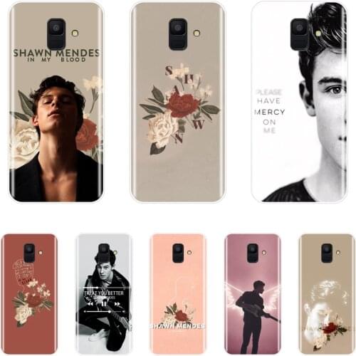 Shawn Mendes Singer Phone Case For Samsung Galaxy A3 A5 A7 2016 2017 2018 Silicone Back Cover For Samsung Galaxy A6 A8 Plus 2018