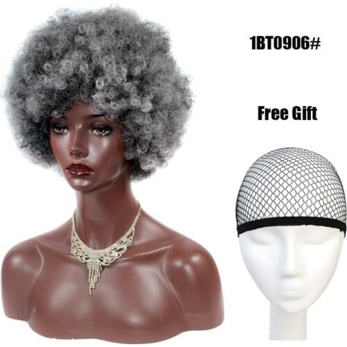 Synthetic Afro Kinky Curly Wig Unisex 70s Disco Doll Jumbo Afro Clown Wig