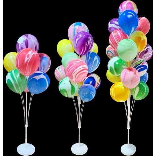 7/13/19 Tubes Balloon Stand Balloon Holder Column Baby Shower Birthday Party Decoration Wedding Balloons Accessories