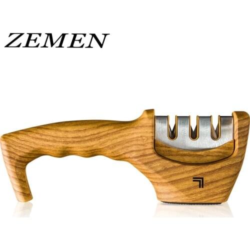 3 Stage Knife Sharpener Multifunction Kitchen Diamond Sharpener Restore Knife Blades Quickly Professional Handheld Kitchen Tool