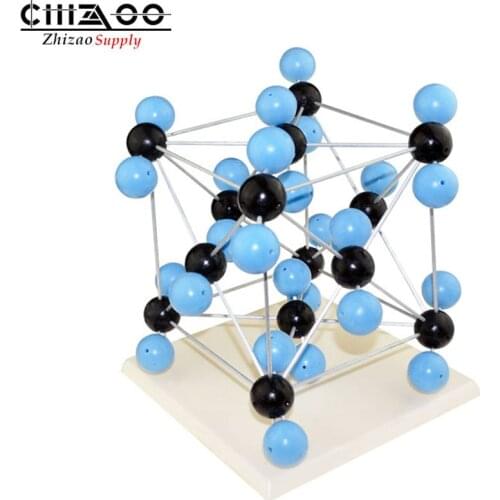 Carbon dioxide crystal structure model chemical molecular structure model
