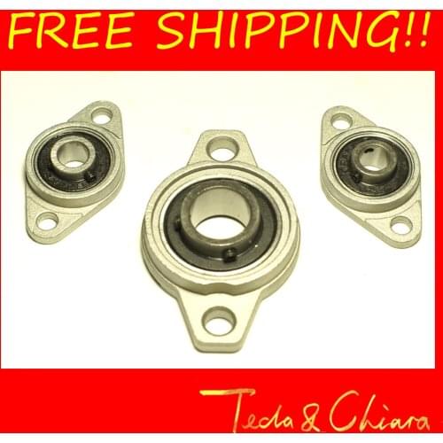 1Pc 17mm KFL003 FL003 UCFL003 Pillow Block Bearing Flange Block Bearing Free shipping High Quality