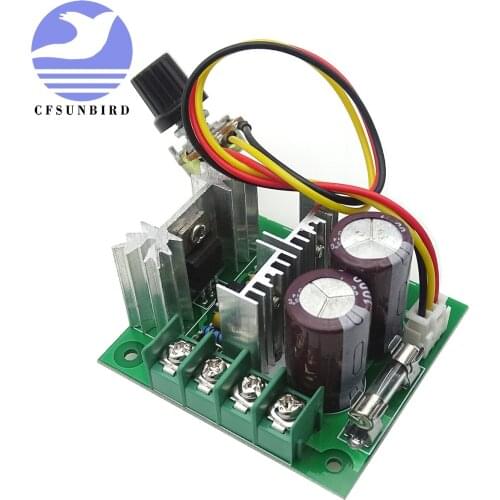1PCS/LOT CFSUNBIRD CCMHCW PWM DC motor governor external speed control knob 12V-40V universal 10A with insurance