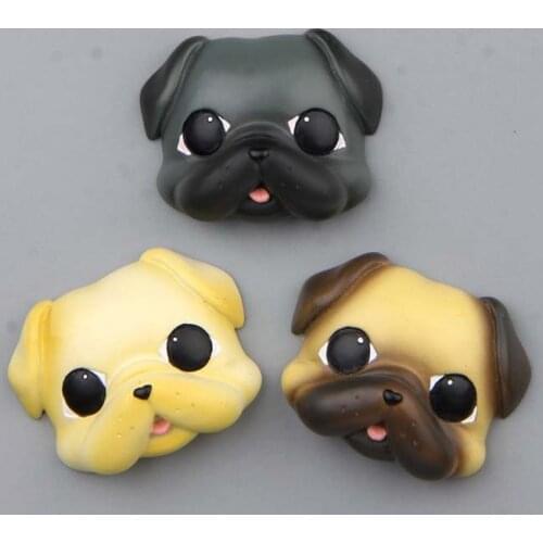 1pcs Pug Dog Figure Magnets Cartoon Pattern Refrigerator Magnet Stickers Children Educational Resin Toy Birthday Gifts