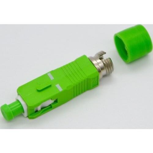 1pcs New Optical Fiber Connector Single Mode 9/125 Hybrid Fiber Adapter FC/APC-SC/APC Flange Coupler Connector Wholesale