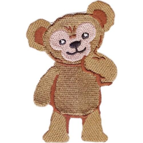 New Design Kids clothes badge cartoon animal logo patches 10Pcs cute embroidery patch for clothing fashion fabric DIY