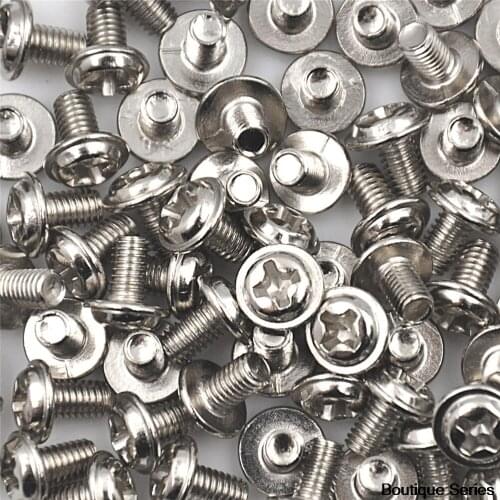 100 Pcs Computer Case Hard Drive Delicate Precision PSU 6/32" Hexagonal Screws Affordable and Practical Screws