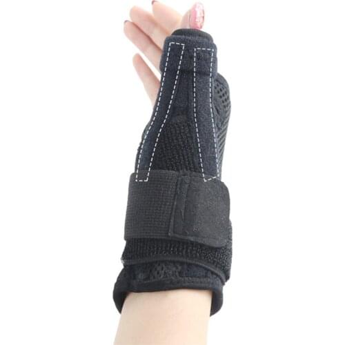 2Pcs/Pair Breathable Elastic Wrist Thumb Hand Support Brace Thumb Splint Finger Protection Correction Wrap Orthopedic Tool