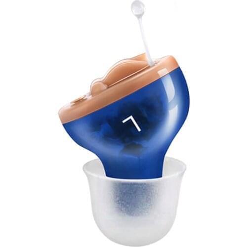 2021 Mini Hearing aid Invisible Sound Amplifier Volume Adjustable Ear Hearing Assistant Helper for Deaf Elderly For Right Left