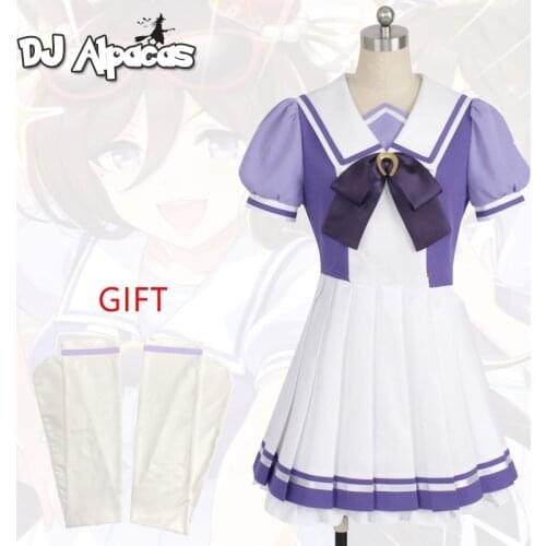 2021 NEW Pretty Derby Anime Special Week JK Dress Summer School Uniform Cosplay Costume Halloween Party Outfit Women