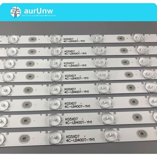 5set = 40piece 40 inch LED TV Backlight Strips 006-P2K1793B 40F2370-6EA 4C-LB4006-YH3 for TCL L40F3307