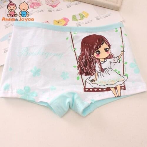 60pc/lot Soft Pure Cotton Underwear Princess Cartoon Boxers Pant Soft Comfortable Cute Girls Underwear for 2 To 12 Years