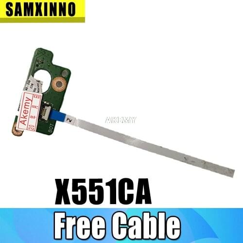 Akemy New Free Cable Laptop Power Button Board For Asus X551 X551MA X551C X551CA Switch Board With Cable