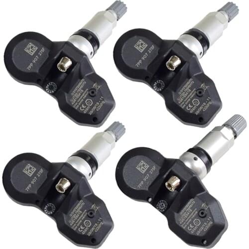 4Pcs For Audi A4 A6 A8 Q7 R8 Volkswagen Tire Pressure Monitoring TPMS 433Mhz Sensor Tyre Pressure Sensor 7PP907275F 7PP907275D