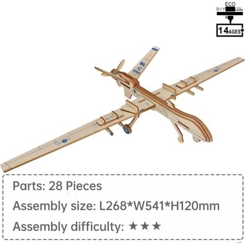 SCOUTING DRONE wood toy interactive toys educational toys jigsaw puzzle wood toys for children wood design DIY TOYS