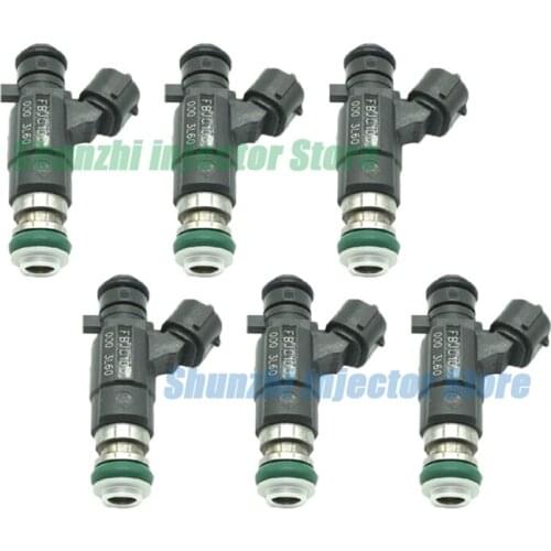 6pcs Fuel Injector Nozzle For Nissan Infinity 2.0 3.0 3.5 V6 Engine OEM 16600-5L700 166005L700 FBJC100