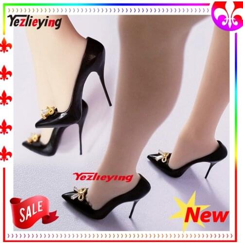 Toys & Hobbies Action & Toy Figures Anime 1/6 Scale Clothes Accessories Female High heels Shoes Bow Hollow For For 12" PH Body