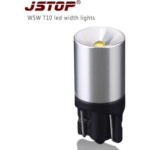 JSTOP t10 led 12v W5W light t10 car light w5w led white 12v Lights car 6000K auto bulbs w5w XBD Q5 high power led Signal Lights