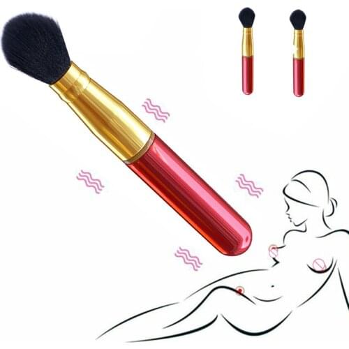 Makeup Brush Vibrators AV Magic Wand Vagina Vibrating Clitoris Stimulator Bullet Massager Sex Toys for Couple Masturbator