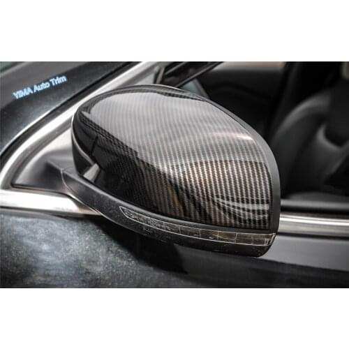 Lapetus For JEEP Cherokee 2014 2015 2016 2017 ABS Auto Styling Car Outside Door Rearview Mirror Protection Styling Cover Trim