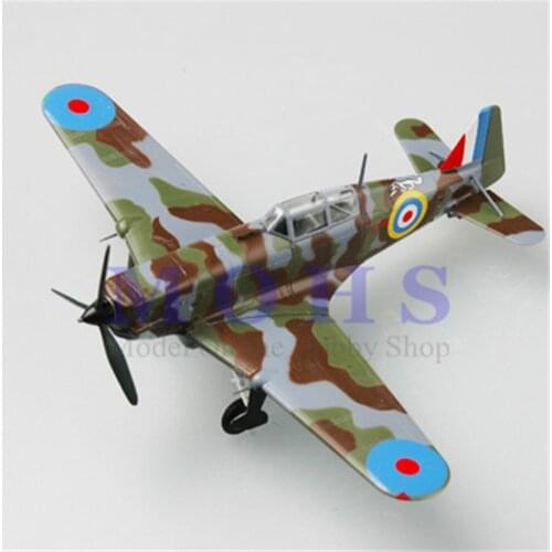 EASY MODEL 36328 1/72 Assembled Model Scale MS 406 Finished Model Airplane Scale Aircraft MS.406-No.2 French Flight Haiffa