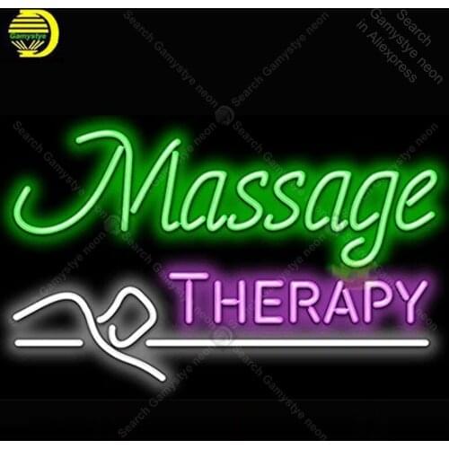 Massage Therapy Neon Bulbs Sign Handcraft light Sign Display Recreation Iconic Neon Light anuncio luminoso Supper Bright Lamps