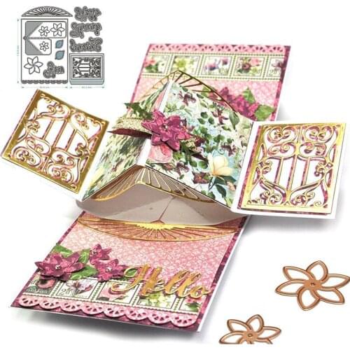 Metal Carbon Steel Knife Mold Pop-up Mechanical Card DIY Cutting Knife Mold Steel Mesh