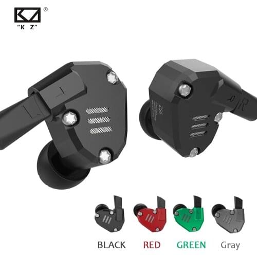 KZ ZS6 Headphones 2DD+2BA Eight Driver Earphone Hybrid In Ear HIFI Stereo Sport Headset Detachable Bluetooth Upgrade Cable