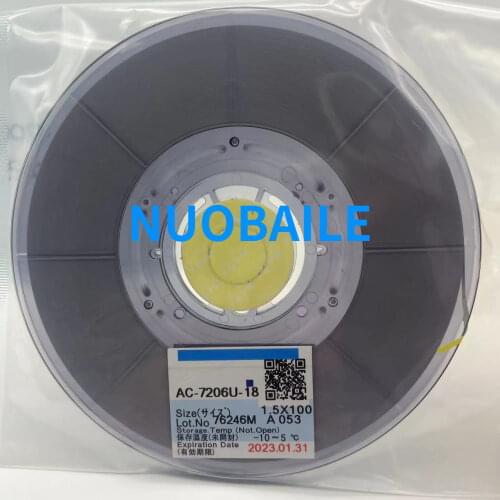 New Date ACF AC-7206U-18 TAPE For LCD Screen Repair 1.2/1.5/2.0mm*10m/25m/50m Original LCD Anisotropic Conductive ACF Film