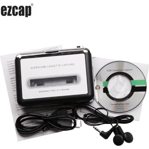 New USB Cassette Tape Converter Cassette to MP3 Audio capture Music Walkman Player Tape to PC Portable Cassette-to-MP3 Converter