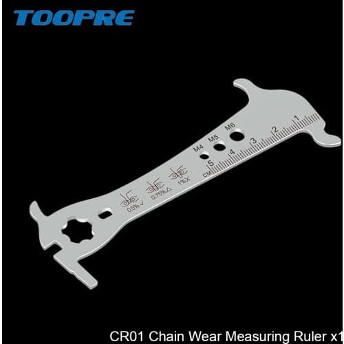 6 in 1 Bike Chain Checker for MTB Road Bike 8 9 10 11 12 Speed Bicycle Chain Checker Gauge Tool Presta Valve Tool