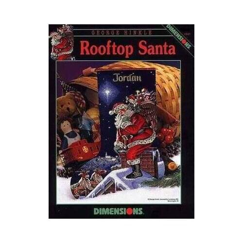 Chrismas man sock Counted Cross Stitch 11CT 14CT 18CT DIY Chinese Cross Stitch Kits Embroidery Needlework Sets