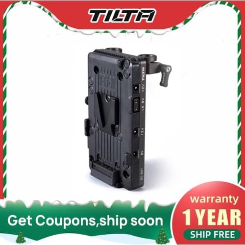 Tilta TA-BTP-V-G 15mm LWS Rod Adapter V Mount Battery Plate For powering BMPCC 4K 6K Camera Cage Accessories