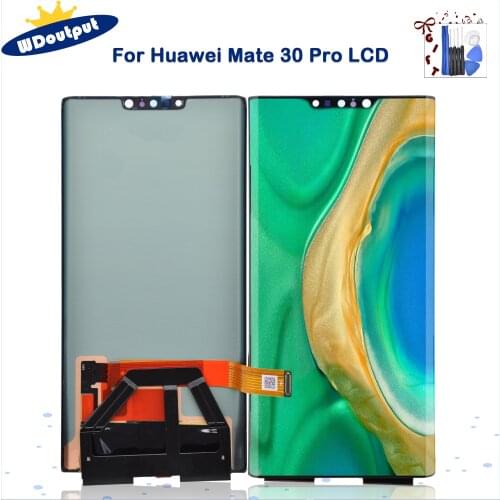 100% Original NEW AMOLED Display For Huawei Mate 30 Pro LIO-L09 LCD Touch Screen Digitizer Assembly Repair Parts With Frame