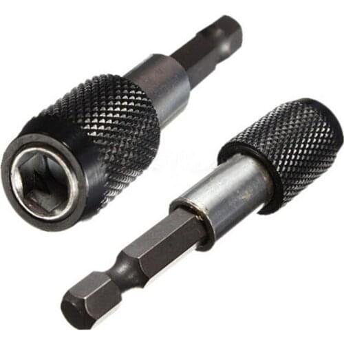 1PCS Electric Drill Bit Holder 60mm Magnetic Quick Release Screwdriver Bit Holder 1/4 Hex Shank Power Tool Drill Accessories