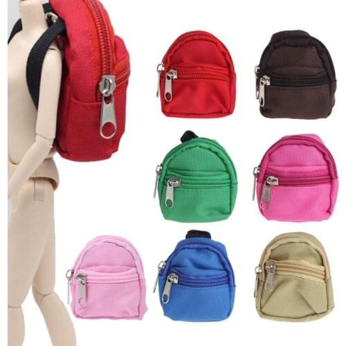 1 Pc Doll Backpack Bag Accessories Mini Toys Cute Children Gifts 7 Colors