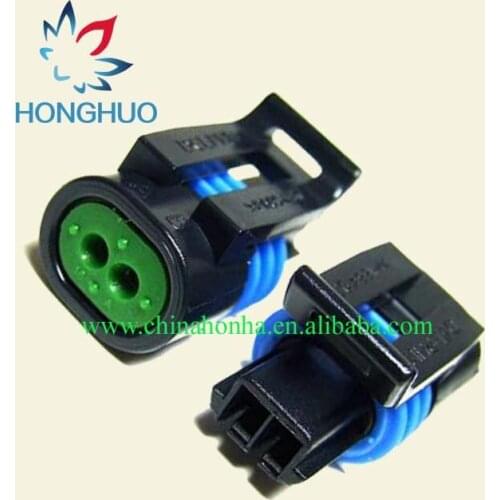 100pcs/lot 2 pin Manifold Intake Air Temp IAT MAT ACT Sensor Car weatherproof plug-in Connector terminal 12162197