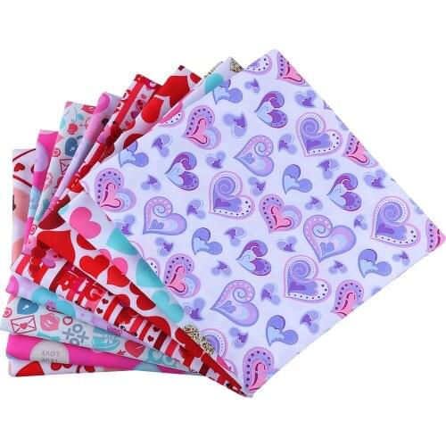 50*140CM Cartoons pattern Polyester cotton Fabric Patchwor Printed for Tissue Kids Home Textile for Sewing Doll Dress Curtain