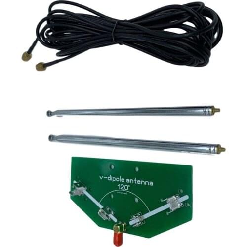 78M-1GHz Frequency Receive 137MHz Positive V Horn Antenna Rod V-dipole SMA Cable