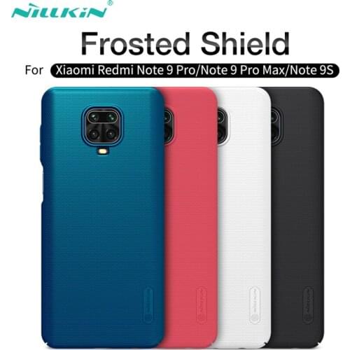 For Xiaomi Redmi Note 9 9S Cover Note 9 Pro Max Case Nillkin Frosted Shield Hard PC Phone Back Cover For Redmi Note 9T