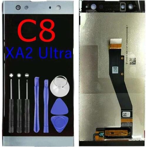 For Sony Xperia XA2 Ultra/C8 LCD Display with Frame Touch Screen Digitizer Assembly H3213 Replacement 100% Tested