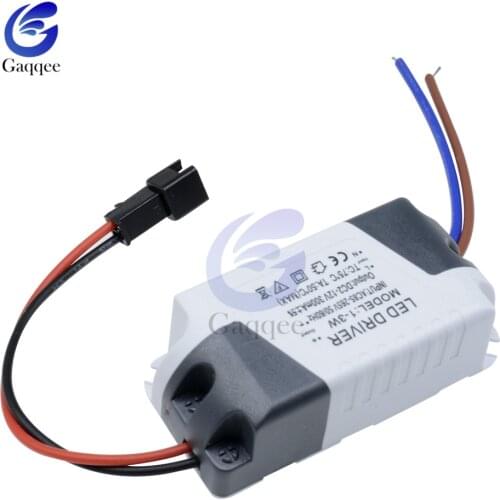 3X1W 3*1W Electronic LED Strip Driver Transformer Simple AC Driver Adapter 85V-265V to DC 3V-14V 300mA LED Power Supply 1W-3W