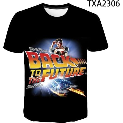 2020 Newst T-shirt Men Women Children Back To The Future T Shirt Marty & His Fusion Powered Future Car 3D Printed Tops Cool Tees