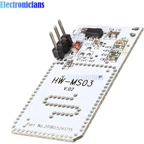 HW-MS03 High Performance Motion Sensor 2.4GHz to 5.8GHz Microwave Radar Human Body Induction PIR Switch Module for Arduino Diy